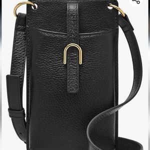 Fossil Vada Leather Phone Crossbody Bag